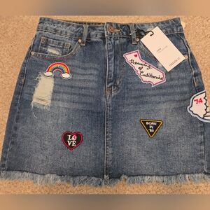 Forever 21 Denim Shorts with Patches
